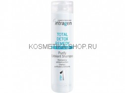 Очищающий шампунь - эксфолиант Revlon Professional Intragen Total Detox Remedy Shampoo 250 мл
