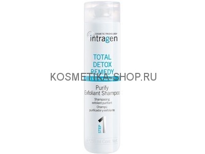 Очищающий шампунь - эксфолиант Revlon Professional Intragen Total Detox Remedy Shampoo 250 мл