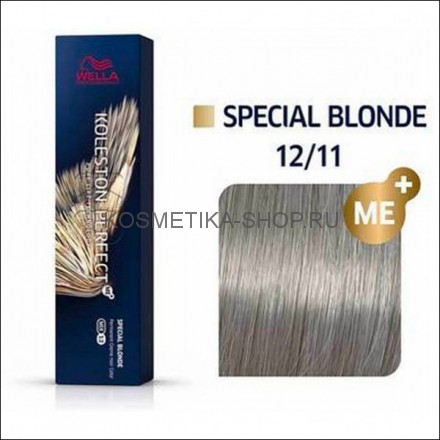 Краска для волос Wella Koleston Perfect ME+ блонд 12/11 ракушка 60 мл