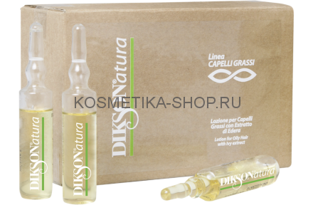 Dikson Lotion-greasy hair Ампулы с экстрактом плюща 8x8 мл