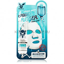 Маска для лица тканевая увлажняющая Elizavecca Aqua Deep Power Ringer Mask Pack 23 мл