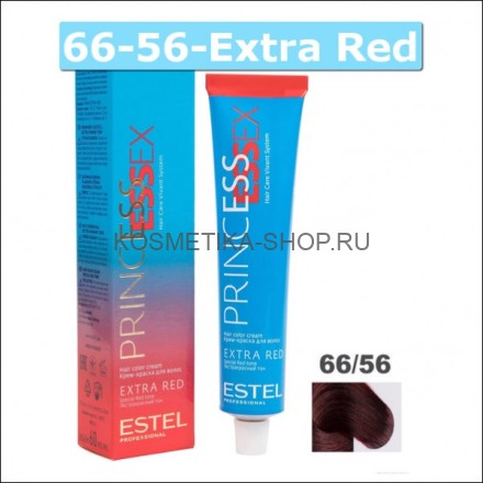 Крем-краска Estel Princess Essex Extra red 66/56 Яркая самба 60 мл