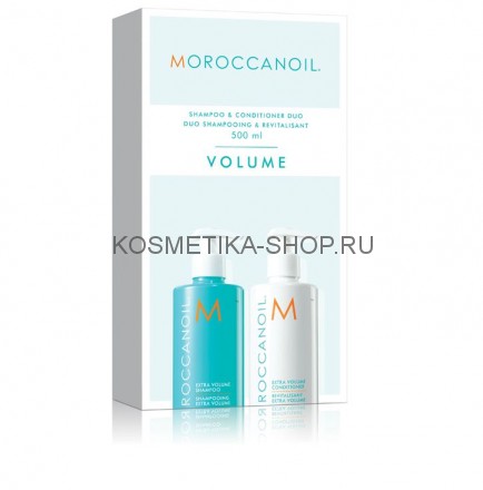 Moroccanoil Подарочный Набор &amp;quot;Объем&amp;quot; (объем. Шампунь 500 мл+ объем. Кондиционер 500 мл+ бокс)