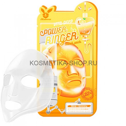 Маска для лица тканевая витаминизированная Elizavecca Vita Deep Power Ringer Mask Pack 23 мл