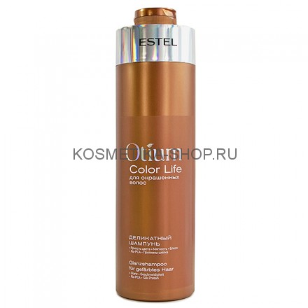 Деликатный шампунь для окрашенных волос Estel Otium Color Life Shampoo 1000 мл