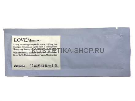 Davines Love Lovely smoothing shampoo Шампунь для разглаживания завитка 12 мл