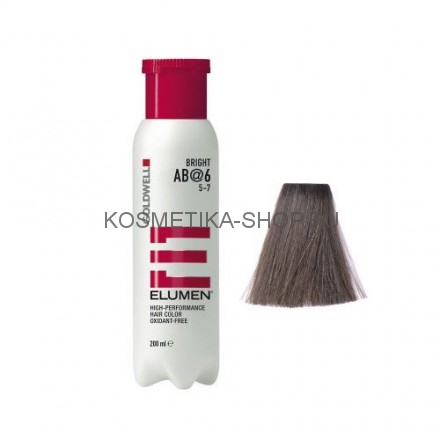 Goldwell Elumen AB@6 краска для волос Элюмен (пепельно-коричневый) 200 мл