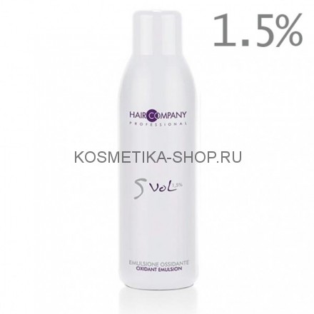 Окислительная эмульсия Hair Company Oxidant Emulsion 1,5% 1000 мл