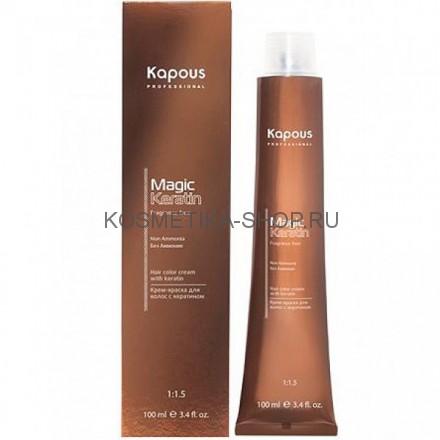 Крем-краска Kapous Magic Keratin NA 902 осветляющий фиолетовый 100 мл