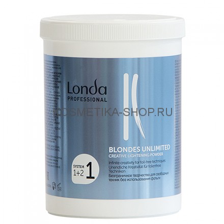 Креативная осветляющая пудра Londa Blondes Unlimited Creative Lightening Powder 400 грамм