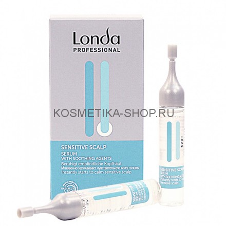 Сыворотка для чувствительной кожи головы Londa Sensitive Scalp Serum 6 ампул по 9 мл