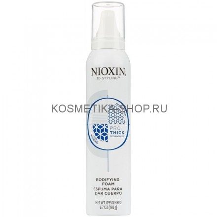 Мусс для объема Nioxin 3D Styling Bodifying Foam 200 мл