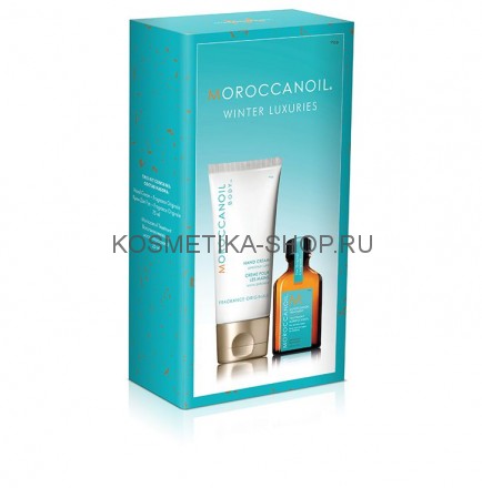 Moroccanoil Праздничный набор Набор &amp;quot;WinterLuxuries&amp;quot; (крем д/рук 75 мл+масло д/всех типов 25 мл)