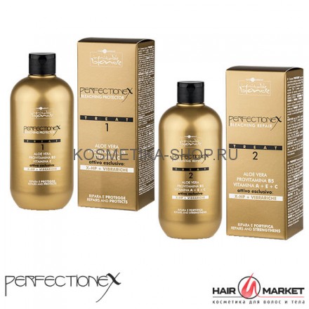 Система восстановления после осветления волос и окрашивания волос Inimitable Blonde Perfectionex Bleaching 500 + 500 мл