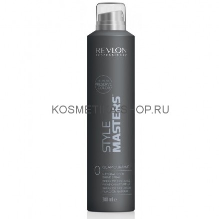 Спрей естественной фиксации и ультраблеск Revlon Professional Shine Spray Glamourama 300 мл