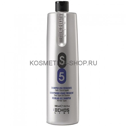 Шампунь для частого применения Echosline S5 Frequent Use Shampoo 1000 мл