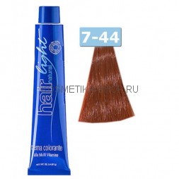 Краска Hair Company Natural Light 7.44 русый медный интенсивный 100 мл