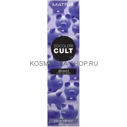 Matrix Socolor Cult Black Краситель прямого действия Пыльный сиреневый 118 мл