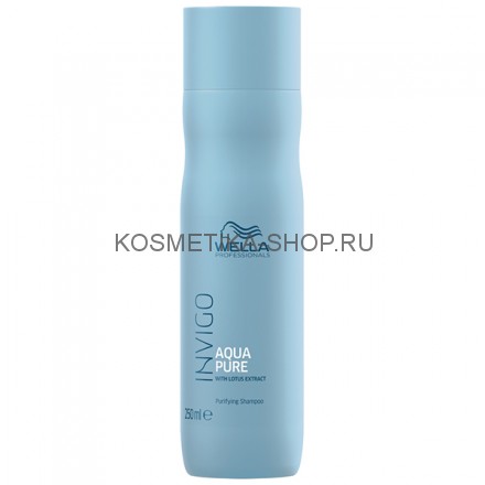 Очищающий шампунь-пилинг Wella Invigo Balance Aqua Pure Shampoo 250 мл