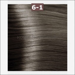 Крем-краска Kapous Magic Keratin NA 6.1 темный пепельный блонд 100 мл