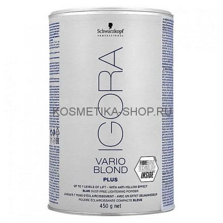 Порошок пудра для обесцвечивания волос Schwarzkopf Igora Vario Blond Plus 450 грамм