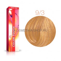 Краска Wella Color Touch 9/3 очень светлый блонд золотистый 60 мл