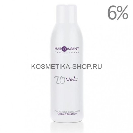 Окислительная эмульсия Hair Company Oxidant Emulsion 6% 1000 мл