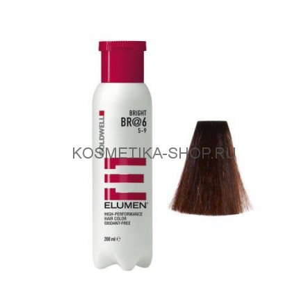 Goldwell Elumen BR@6 краска для волос Элюмен (коричнево-красный) 200 мл