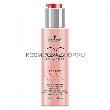 Защитный крем для волос Schwarzkopf Bonacure Peptide Repair Rescue Blow-Defence 145 мл