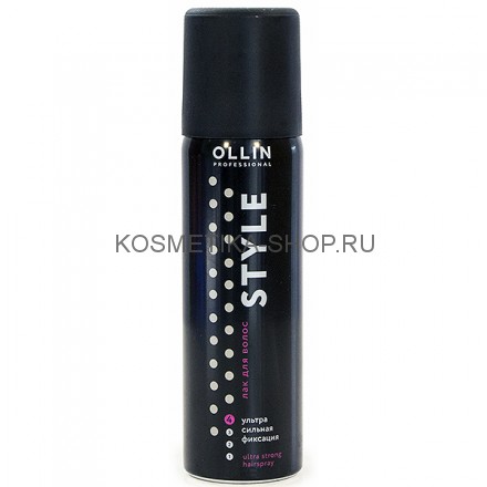 Лак для волос ультрасильной фиксации Ollin Style Ultra Strong Hairspray 50 мл