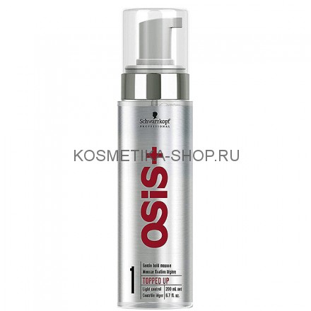 Мусс для создания лёгкого объёма Schwarzkopf OSiS+ Topped Up Mousse 200 мл