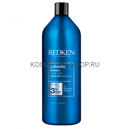 Redken Extreme Shampoo - Шампунь для восстановления поврежденных волос 1000 мл