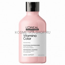 Шампунь для окрашенных волос Loreal Serie Expert Vitamino Color 300 мл