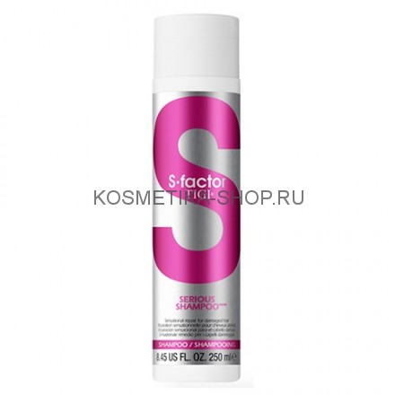 Интенсивный Шампунь Для Волос Tigi S Factor Serious Shampoo 250 мл