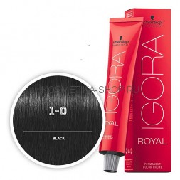 Краска Igora Royal 1-0 черный натуральный 60 мл