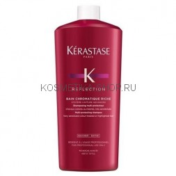 Kerastase Chromatique Riche Шампунь-Ванна для поврежденных и осветленных окрашенных волос 1000 мл