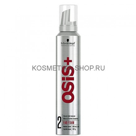 Мусс для подвижного текстурного объёма Schwarzkopf OSiS+ Fab Foam Mousse 200 мл