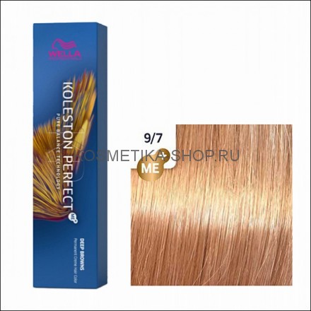 Краска для волос Wella Koleston Perfect ME+ 9/7 мускатный орех 60 мл