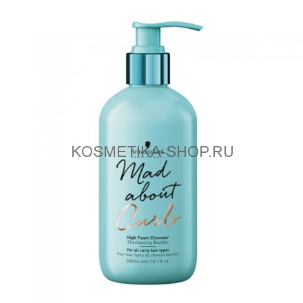 Очищающий крем-шампунь для вьющихся волос Schwarzkopf Mad About Curls High Foam Cleanser 300 мл