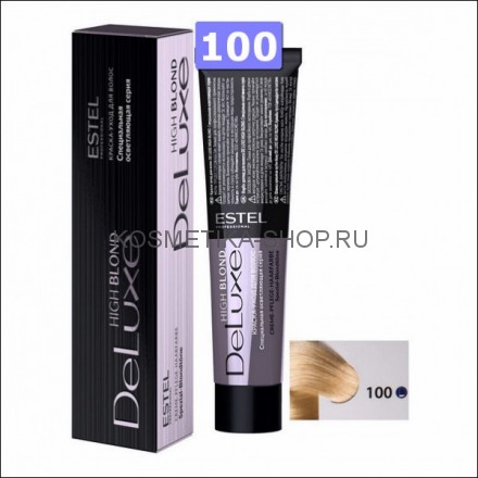 Блонд-краска Estel Deluxe High Blond 100 Натуральный блондин ультра 60 мл