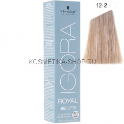 Краситель Igora Royal Highlifts 12-2 специальный блондин пепельный 60 мл