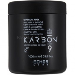 Угольная детокc-маска Echosline Karbon 9 Charcoal Mask 1000 мл