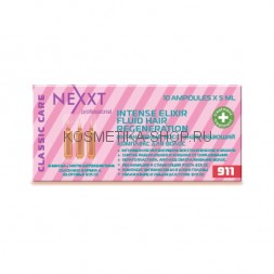 Интенсивный восстанавливающий комплекс для волос в ампулах Nexxt Intense Elixir Fluid Hair Regeneration 10 шт. по 5 мл