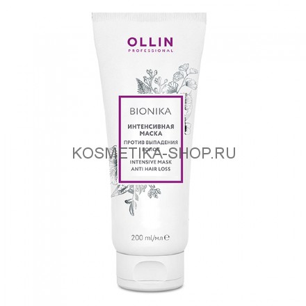 Маска против выпадения волос Ollin Bionika Intensive Mask Anti Hair Loss 200 мл