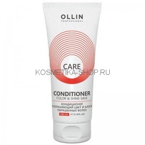 Кондиционер, сохраняющий цвет и блеск окрашенных волос Ollin Care Color Conditioner 200 мл