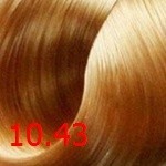 Перманентная крем-краска Ollin Color 10 43 Светлый блондин медно-золотистый 60 мл