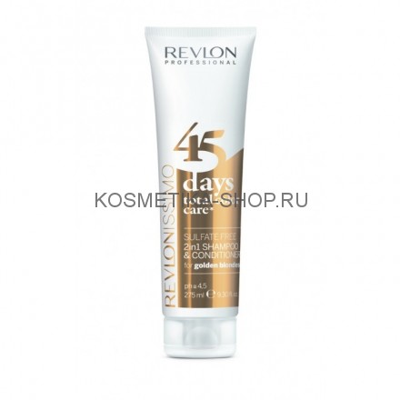 Шампунь - Кондиционер 2 в 1 Золотой Блондин Revlon Professional Shampoo&amp;Conditioner Golden Blondes 275 мл